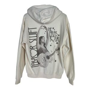 Taylor Swift Sz M Eras Tour Hoodie Fearless Edition Cream